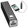 Produktbild: Powerbank aus Aluminium 2.200 mAh / Farbe: schwarz