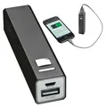 Produktbild: Powerbank aus Aluminium 2.200 mAh / Farbe: schwarz