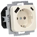 Produktbild: Busch Jaeger 20 EUCB2USBAC-212 Steckdose USB AC Safety+ Duro 2000 SI Cremeweiß