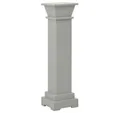 Produktbild: vidaXL Blumenständer Klassischer Säulen-Pflanzenständer Grau 17x17x66 cm MDF (1 St)