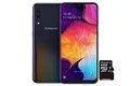 Produktbild: Samsung Galaxy A50 Smartphone Bundle (16.3cm (6.4 Zoll) 128GB interner Speicher, 4GB RAM, Dual sim, Android, Schwarz) + 64 GB SD-Karte | Deutsche Version