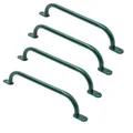 Produktbild: TRIBECCO Klettergriffe für Spielplatz, Klettergerüst, Hochbett & Indoor Kletterwand (550 mm Grün, 4 Stücke)