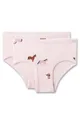 Produktbild: Sanetta Mädchen-Hüftslips (Doppelpack) rosa Pferde | Hochwertige und nachhaltige Unterhose für Mädchen aus Baumwoll-Mix. Inhalt: 2er Set Unterwäsche für Mädchen