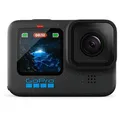 Produktbild: GoPro HERO12 Black Action-Cam, wasserdicht bis 10m, 5,3K/60fps, 27MP, 156° Ultraweitwinkel