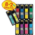 Produktbild: Post-it Haftmarker Index Mini, 683-va, transparent, Folie beschriftbar 8x35 Streifen, 2 Blöcke gratis