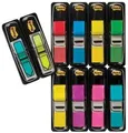 Produktbild: Post-it Index Small Flags, Vorteilspackung mit 8 Blöcken und 2 Pfeilblöcke GRATIS, 328 Blätter, 11, 9 mm x 43, 2 mm, Farben: Gelb, Rot, Grün, Blau, Lila, Pink - Für wichtige Informationen