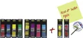 Produktbild: Post-it Notes Haftnotizblock Index Promotion Pack Index-Mini in 8 Farben + Index-Pfeile in rot