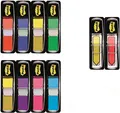Produktbild: Post-it Haftmarker Index Mini 11,9 x 43,2 mm 8-farbig 10 Blöcke á 20 Streifen