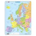 Produktbild: Selecta Larsen Puzzle Karte Europa, 37 Teile.