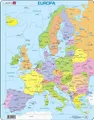 Produktbild: Larsen A8 Europe Political Map for Younger Children, Dutch Edition,  (US IMPORT)