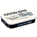 Produktbild: Nostalgic-Art Retro Leckerlidose, 6 x 9,5 x 2 cm, Good Boy Treats – Geschenk-Idee für Hunde-Besitzer, Hundeleckerli-Dose, Vintage Design