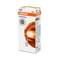 Produktbild: 10 Stück OSRAM AUX Signallampen mit Glasquetschsockel W1,2W 12V W2x4,6d 2721
