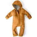 Produktbild: Ehrenkind Overall Walkoverall Baby aus Merino Schurwolle mit Reißverschluss (Safran, Gr. 98-104) Wollwalk Overall Baby 98-104 gelb 98/104