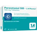 Produktbild: Paracetamol 500-1A Pharma Tabletten 20 St
