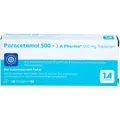 Produktbild: PARACETAMOL 500-1A Pharma Tabletten 20 St PZN 02481587