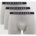 Produktbild: Schiesser Trunks mit Stretch-Anteil im 3er-Pack in Mittelgrau Melange, Größe XXL