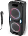 Produktbild: Medion MD44468 Bluetooth Party-Soundsystem inkl. Mikrofon Karaoke, UKW Radio AUX