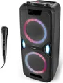 Produktbild: MEDION P61468 Party-Soundsystem (Partylautsprecher inkl. Mikrofon, Karaoke, Akku