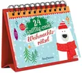 Produktbild: 24 knifflig-coole Weihnachtsrätsel: Der Rätseladventskalender (Adventskalender für Erwachsene: Aufstell-Buch mit Rätseln)