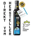 Produktbild: KRÄUTERLAND Bio Schwarzkümmelöl 500ml ungefiltert ägyptisch frisch kaltgepresst