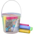 Produktbild: Westcott Kreide E-744981 00, 20 Stück, Straßenkreide, im Eimer, rund, bunt