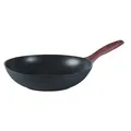 Produktbild: SAMBONET Wok Pfanne Mit Griff Rock & Rose Schwarz 28Cm Aluminium