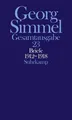 Produktbild: Gesamtausgabe Briefe 1912-1918, Jugendbriefe Georg Simmel
