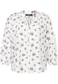 Produktbild: zero Damen Schlupfbluse mit Blumen 44, Cream/Pink