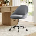 Produktbild: HomeofficeStuhl, Schminkstuhl aus BaumwollLeinenMischgewebe, Schreibtischstuh...