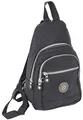 Produktbild: CF CATTERFELD Damen City-Rucksack aus Nylon - sehr leichter sportlicher Daypack Freizeit Fahrrad - Schwarz