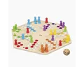 Produktbild: goki Spielesammlung Ludo für bis zu 6 Spieler, beidseitig bedruckt, gesellschaftsspiel,strategiespiel,würfelspiel,kinderspiel, Klassischer Spielspaß für die ganze Familie