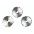 Produktbild: Festool Kreissägeblatt KSB-SORT/3W/L/A 168x1,8 Set, 168x1,8x20mm, 2x 52 und 1x 42 Zähne, für Holz, Alu