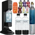 Produktbild: SPINEL SODA BubbleON Wassersprudller + 2 Flaschen + Bolero + Sirup SPINEL SODA mit Vitaminen Pfirsich 65ml