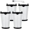 Produktbild: Cx7 – 4er-pack Ersatzfilter Für Cx7-2 Classic X Flexible Ergorapido – Ersatzteile Für Alle Aeg-modelle – Filterset Für Aeg Cx7-2 Und Qx8 Animal X Power Staubsauger