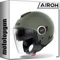 Produktbild: AIROH JETHELM FÜR MOTORRAD HELYOS HE670 COLOR MILITÄRGRÜN MATT XL