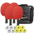 Produktbild: JOOLA Tischtennis Quattro Set, Tischtennisset Tischtennisschläger TT Schläger