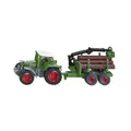Produktbild: siku 1645, Fendt Traktor mit Forstanhänger, Metall/Kunststoff, Grün, Inkl. 6 Bau