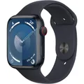 Produktbild: Apple Watch Series 9 (GPS + Mobilfunk) 45 mm Aluminium Midnight AUSGEZEICHNET