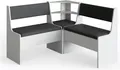 Produktbild: Eckbankgruppe Vicco Roman Weiß 120 x 120 cm Ohne Tisch, Model 34307