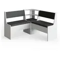 Produktbild: Vicco - Eckbankgruppe Roman, Weiß, 120 X 41.5 Cm Ohne Tisch