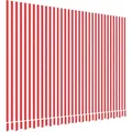 Produktbild: vidaXL Markisenbespannung Rot und Weiß Gestreift 3,5x2,5 m