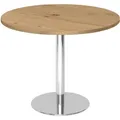 Produktbild: Hammerbacher-Besprechungstisch 100cm rund Asteiche/Chrom-VSTF10/R/C