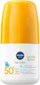 Produktbild: NIVEA SUN Babies & Kids Sensitiv 5in1 Sonnencreme Roll-On LSF 50+, extra wasserfeste Sonnenmilch mit LSF 50+ als praktischer Roller für Kinder (50 ml)