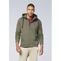 Produktbild: Sweatjacke CHIEMSEE, Herren, Gr. S (44/46), grün (dusty olive), 60% Baumwolle, 40% Polyester, unifarben, Sweatjacken Sweatjacke