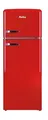 Produktbild: Amica DTR 374 190 R Retro Kühl-/Gefrierkombination/Rot / 144cm (H) x 55cm (B) x 62cm (T) / Retro-Design