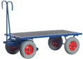 Produktbild: Rollcart Handpritschenwagen ohne Bordwände 1200 x 800 x 410 mm LxBxH Luft
