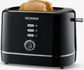Produktbild: SEVERIN Toaster AT 4321 | 2 Scheiben | 850 Watt | Brotscheibenzentrierung | Auftaufunktion | Krümelschublade | schwarz