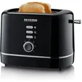 Produktbild: Severin AT 4321 Kompakt-Toaster schwarz Defroster-Stufe Aufwärmstufe 850 Watt
