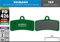 Produktbild: Galfer Pro FD426G1554T Semi Metall Bremsbeläge Grün Shimano Tektro TRP