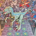 Produktbild: Velociraptor Blue Super Colossal Jurassic World Park Dinosaurier Figur Mattel ✅